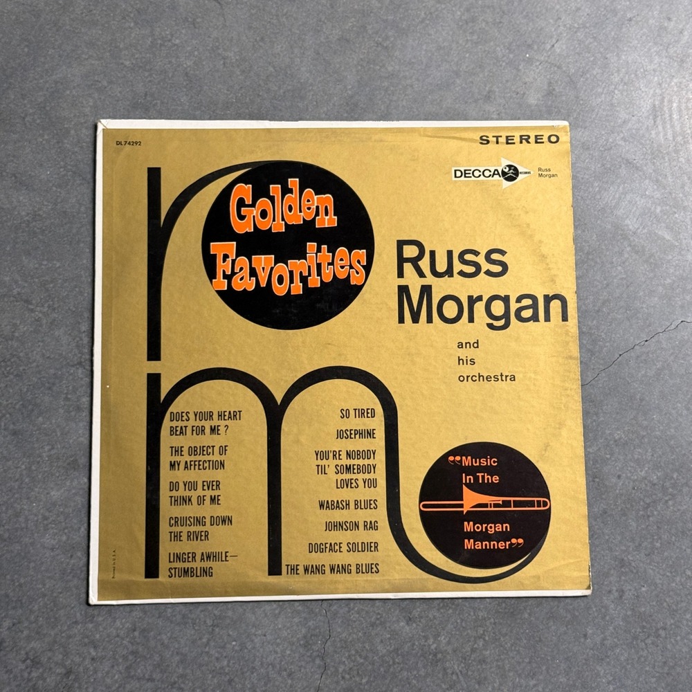 Russ Morgan and His Orchestra Golden Favorites Vinyl LP Decca DL 74292 Stereo
